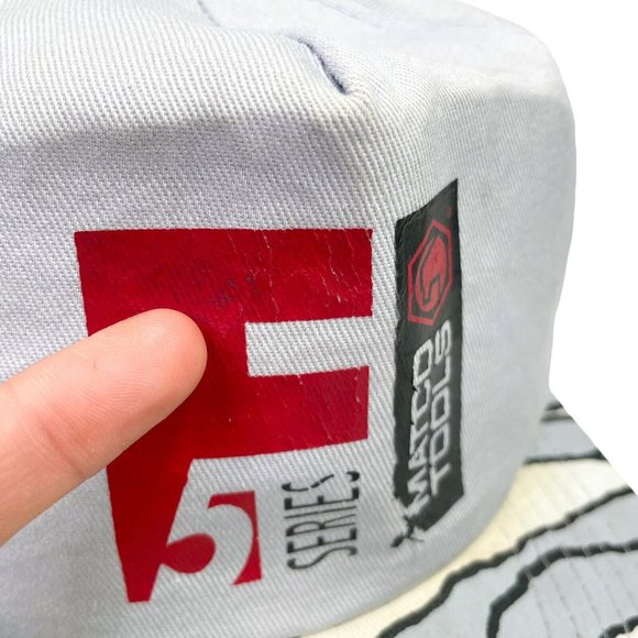 Vintage Matco Tools F5 Series SnapBack Trucker Hat Cap- Zebra Stripes - Picture 13 of 15